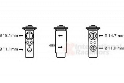 VAN WEZEL 30001461 -  Расширительный клапан, кондиционер